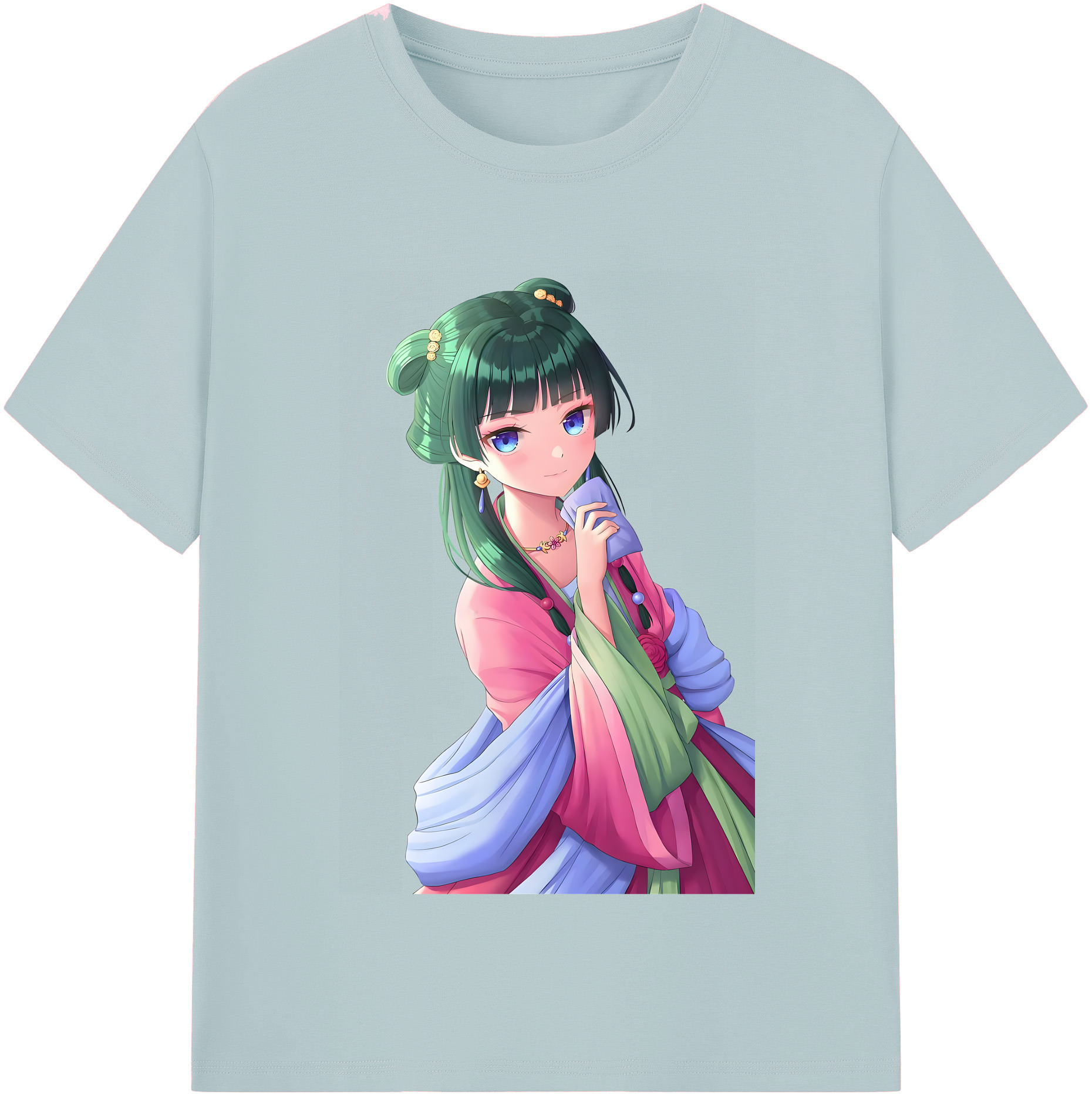（画像用） 薬屋のひとりごと The Apothecary Diaries 綿100％半袖Tシャツ（フロントプリント）